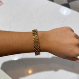 Gold Bold Link Bracelet