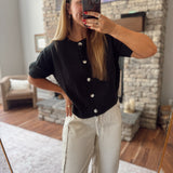 Black Evania Cardigan
