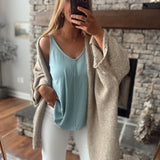 Retro Blue Amiri Flowy Tank