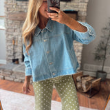 Denim Out West Cape Jacket