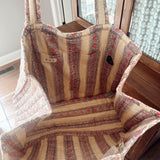 POL Ivory Botanical Tote Bag