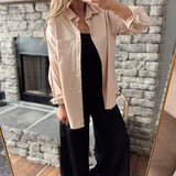 Serena Blush Collared Button Up