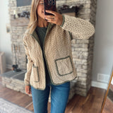 Sandy Lane Gingham Padded Jacket