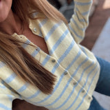 Daisy & Sky Striped Sicyl Cardigan