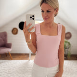 Baby Pink Aegean Tank Top