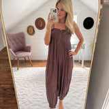Mocha On The Go Glam Jumpsuit