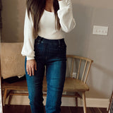 Judy Blue HW Pull On Double Cuff Slim