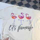 Let's Flamingle Graphic Tee
