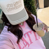 Tan Iced Coffee Connoisseur Vintage Trucker Hat