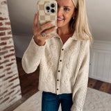 Cream Linsley Cardigan