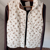 Cream Floral Braelyn Vest