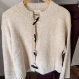 Cream Ottilie Toggle Cardigan