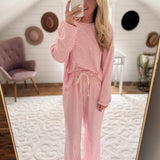 Rose & Cream Striped Elsie Set