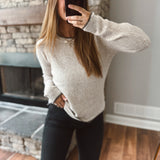 Clay & Cloud Striped Sweater