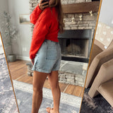 The Downtown Wrap Mini Skort
