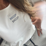 White Fin-tastic Tee