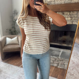 Rust Easy Charm Sweater Top