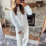 Halogen Blue Stripe Society Pullover