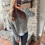 Gray Spot On Style Sweater