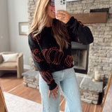Black All Hallows Eve Sweater