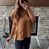 Hazelnut Comfy Knit Sweater Vest