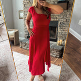 Red Nocturne Maxi Dress