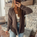 Brown Cedar Creek Shacket