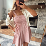 Red Plaid Tovarra Mini Dress