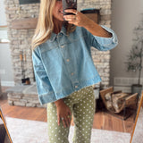 Denim Out West Cape Jacket