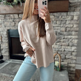 Beautiful Beige Soft Sweater Top