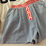 Red Heart Plaid Boxer Shorts