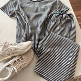 Gray Striped Annika Set