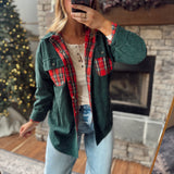 Green/Red Plaid Everly Shacket