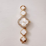 White Kenzie Clover Watch