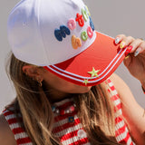 Red & Colorful Motherhood Trucker Hat