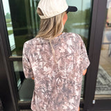 BIRDIE Dark Camo Oversized Tee