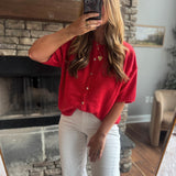Red Rue Cardigan