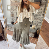 Gravel Renley Midi Skirt