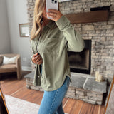 Sage Olive Sola Oversized Shacket