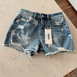 Mica Denim Star HR Shorts