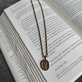 Flower Coin Necklace