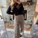 Mocha Desert Wild Wide Leg Sweatpants