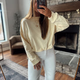 Butter Bubble Hem Pullover