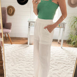 Refreshing Feels Off White Gauze Pants