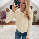 Pearl Darcy Cable Knit Cardigan IN STORE