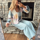 Lavender Vanessa Mosaic Cardigan