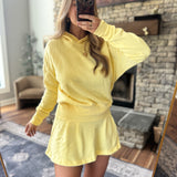 Yellow Glow Icon Sport Hoodie Set