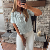 Washed Denim Wells Blouse