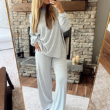 Periwinkle Kinzie Striped Pants
