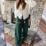 Green Santa's Favorite Sweatpants